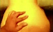 Brunette babe with natural tits fingers herself in POV before getting fucked and receiving cum on ass