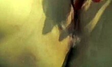 Brisk Hottie Drenched in Sperm After Wild Sex Session. Look at That Shaved Pussy!