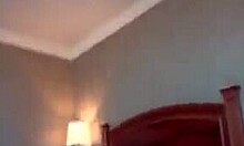 In this homemade video, a tantalizing dolly with a tattoo and shaved pussy gets screwed sideways by a horny athletic dude.