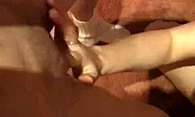 Skinny brunette amateur enjoys a relaxing oral session with another chick