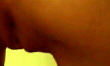 I can't beleive how my blonde gf licks my cock with her long tung on her knees, sucking so good.