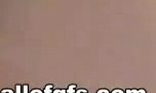 chap with arm tat bangs pretty slut in missionary position, adding oral blowjob and shaved pussy details