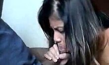 adorable ex girlfriend giving head to new partner