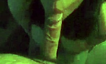 Lively teen on her knees sucking cock