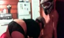 I can't believe my horny girlfriend got boned doggystyle in this stolen homemade video, it's so hot!