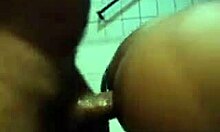 a tanned indian couple shares intimate homemade moments together