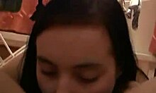 Skinny brunette amateur enjoys a relaxing oral session with another chick