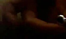 This busty babe spreads and masturbates with vibrator.