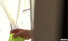 Unexpected Affair Begins with Brunette Stranger in Lingerie