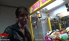 Chesty lovely lady and she gives memorable blowjob