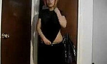 i stand masturbating, full-figured gal with glasses undressing