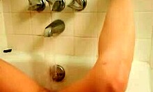 Ex girlfriend masturbates wetly in bathtub