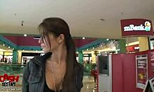 Chesty lovely lady and she gives memorable blowjob