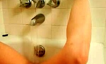 Ex girlfriend masturbates wetly in bathtub