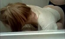 bathroom gf sex where young vixen gets deeply penetrated by her lover