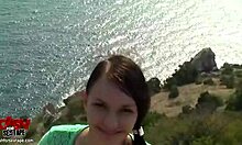 Young Girl Hopes to Be Violated Outdoors