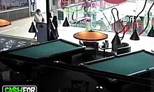 Skilled bloke performs oral on seductive babe in lingerie, ending with facial.