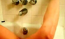 Ex girlfriend masturbates wetly in bathtub