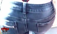 Naked Flexible Brunette Exgf Spreading Legs for Hard Fucking and Blowjob on Wooden Desk