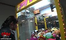 Chesty lovely lady and she gives memorable blowjob