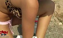 Young Girl Hopes to Be Violated Outdoors