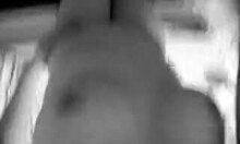 yoga girlfriend touches herself at night on webcam