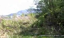 she says, suck my tits while i blow you on grass