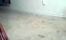 Amorous amateur girlfriend flaunts her tiny g-string on webcam