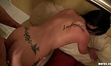 Skinny slut smacked on sofa, brunette blonde party fun