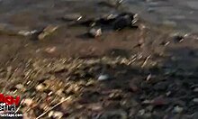 Sleepy Ex-Girlfriend Spreads Legs Wide Open