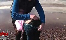 i saw this fantastic brunette sucking cock outdoor in a awesome amateur reality video, it was so hot