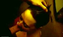 amateur girlfriend gagging on big cock on her knees