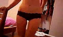 Teen Slut Dances Solo On Webcam In Naughty Underwear, Showing Ass For Porn Affair.