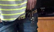 Cute blondie wearing pretty shirt about to get drunk on webcam