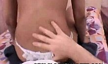 black princess in white panties gets rammed hard