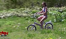 Completely Waxed Bitch Pounded Hard Sideways with Intense Blowjob and Cum on Ass