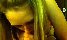 young chick sucking monstrous dong in pov blowjob