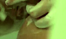 Inked Curvy Blonde Showers Her Amazing Body