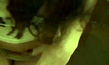 Oh Yeah, That Sly Brunette Moans Loudly as He Pounds Her Doggystyle and Sucks Her Big Tits!