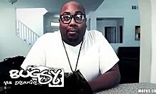 Skinny ebony lad doggystyle blowjob with tattooed milf