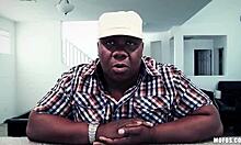 Skinny ebony lad doggystyle blowjob with tattooed milf