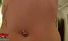 Bedroom cowgirl scene with young slutty whore riding hard