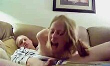 Blonde Girlfriend Deepthroats Rough In Homemade POV Video