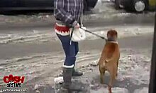 Tattooed guy and girlfriend in sideways position.