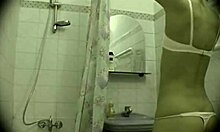 Spying on a Very Hot Babe in the Shower