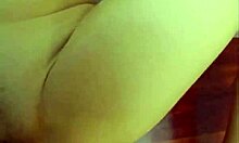 tight blonde babe gets cum on her sexy booty