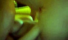 Teen Sarah, the shaved girlfriend, starts with a blowjob and sucking, then rides the cock in anal fucking.