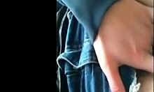 Sweet Blonde Angel Flashes Nipples Outdoors