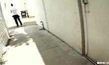 Brunette Skank Flashes Juicy Tits While Driving