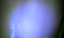 chubby amateur gets cumshot all over shaved body